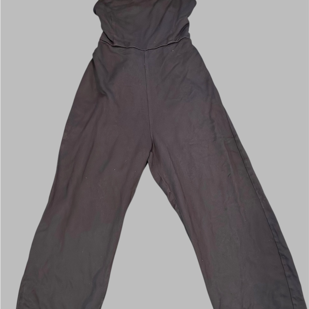 RVCA Black Minimalist Jumpsuit with Open Back - Picture 3 of 6